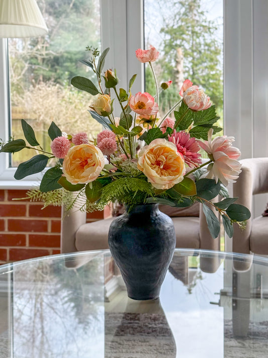 Nicola | Arrangement including Ceramic Vase | Peachy Display