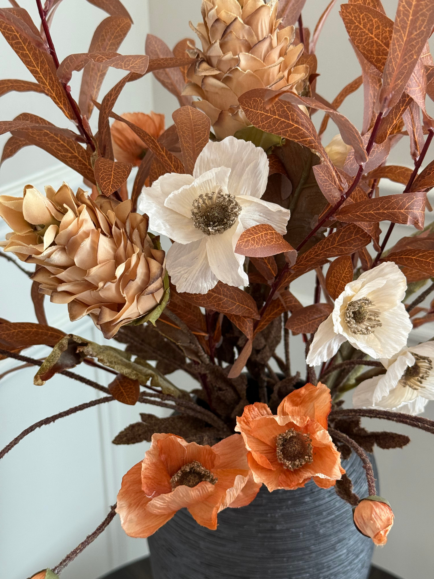Natalie | Rustic Bouquet | Autumn | Orange, Brown, White
