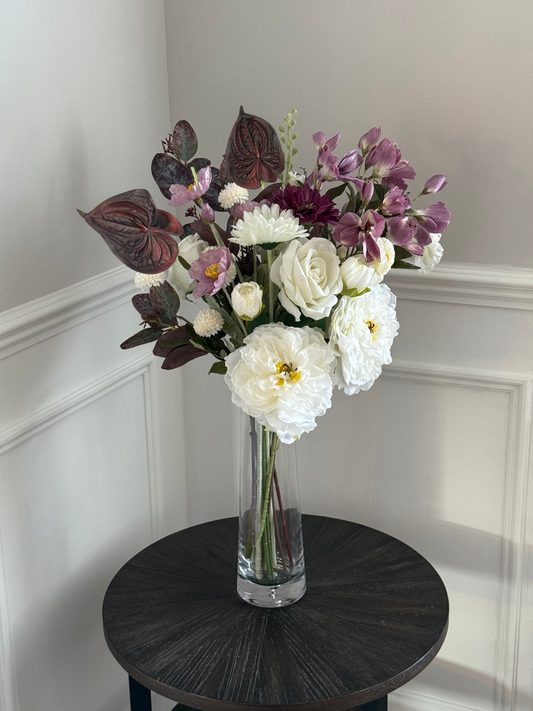 Polly | Lilac Frost Bouquet | Purple, White