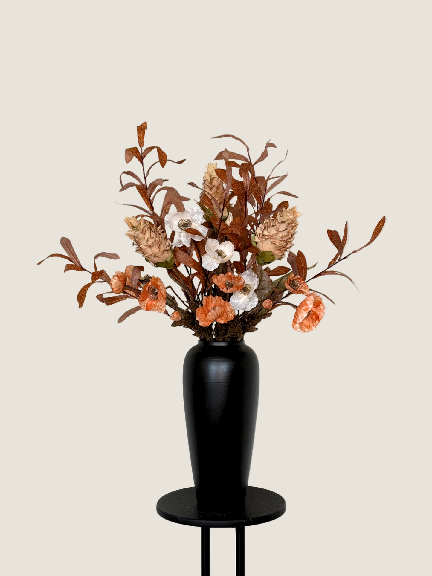 Natalie | Rustic Bouquet | Autumn | Orange, Brown, White