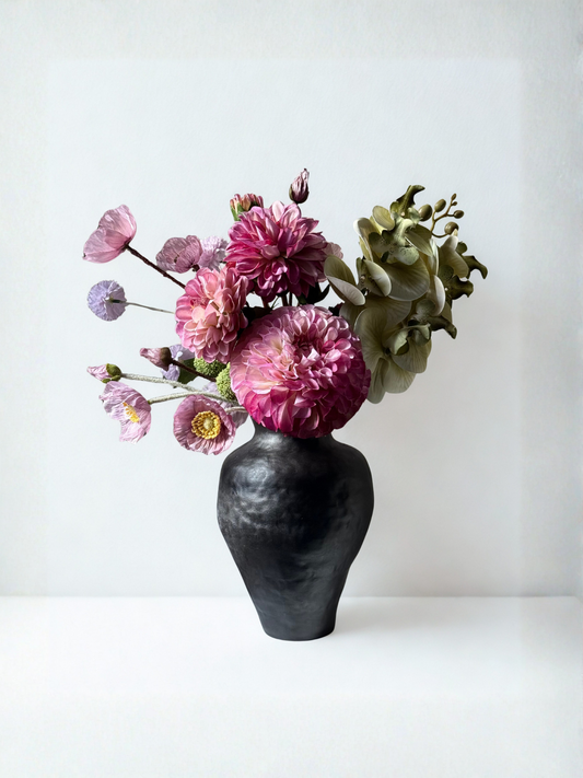 Chloe | Arrangement including Ceramic Vase | Pink and Green