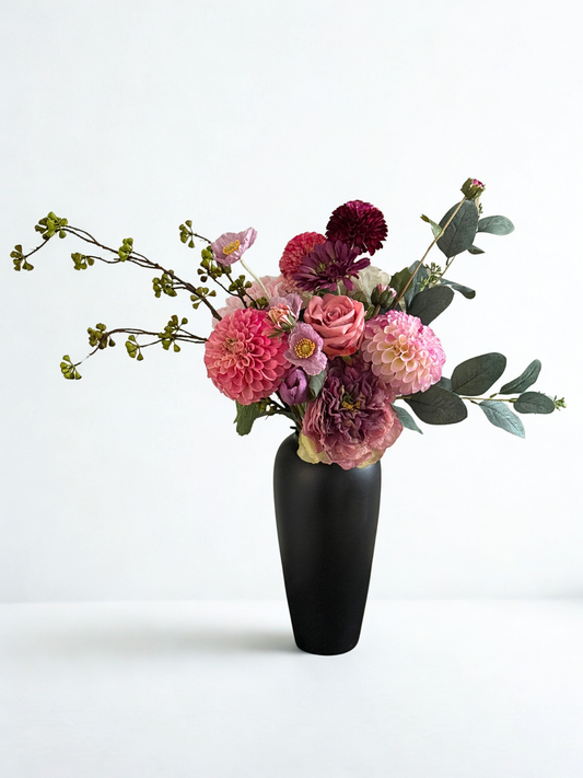 Lauren | Blush Petals Bouquet | Pink, Purple, Green