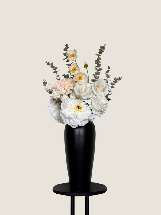 Aisha | Neutral Harmony Bouquet | White, Cream, Green