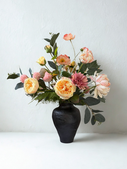 Nicola | Arrangement including Ceramic Vase | Peachy Display