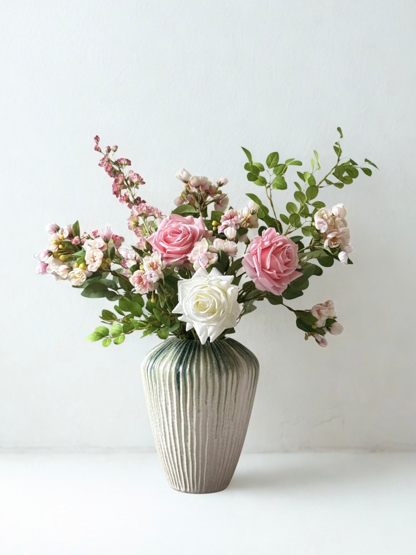 Charlotte | Medium Artificial Bouquet | Pink, White