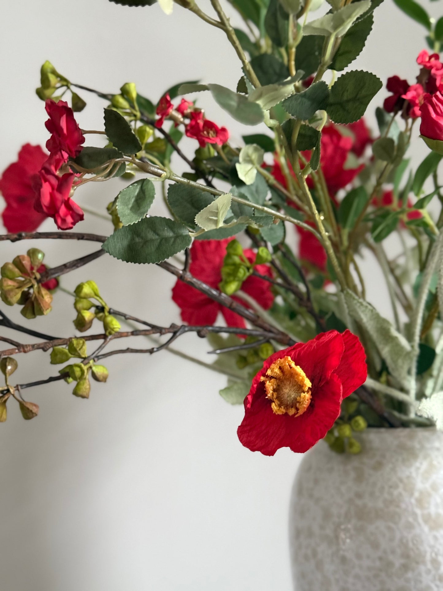 Leanne | Wild Flame Bouquet | Red, Green