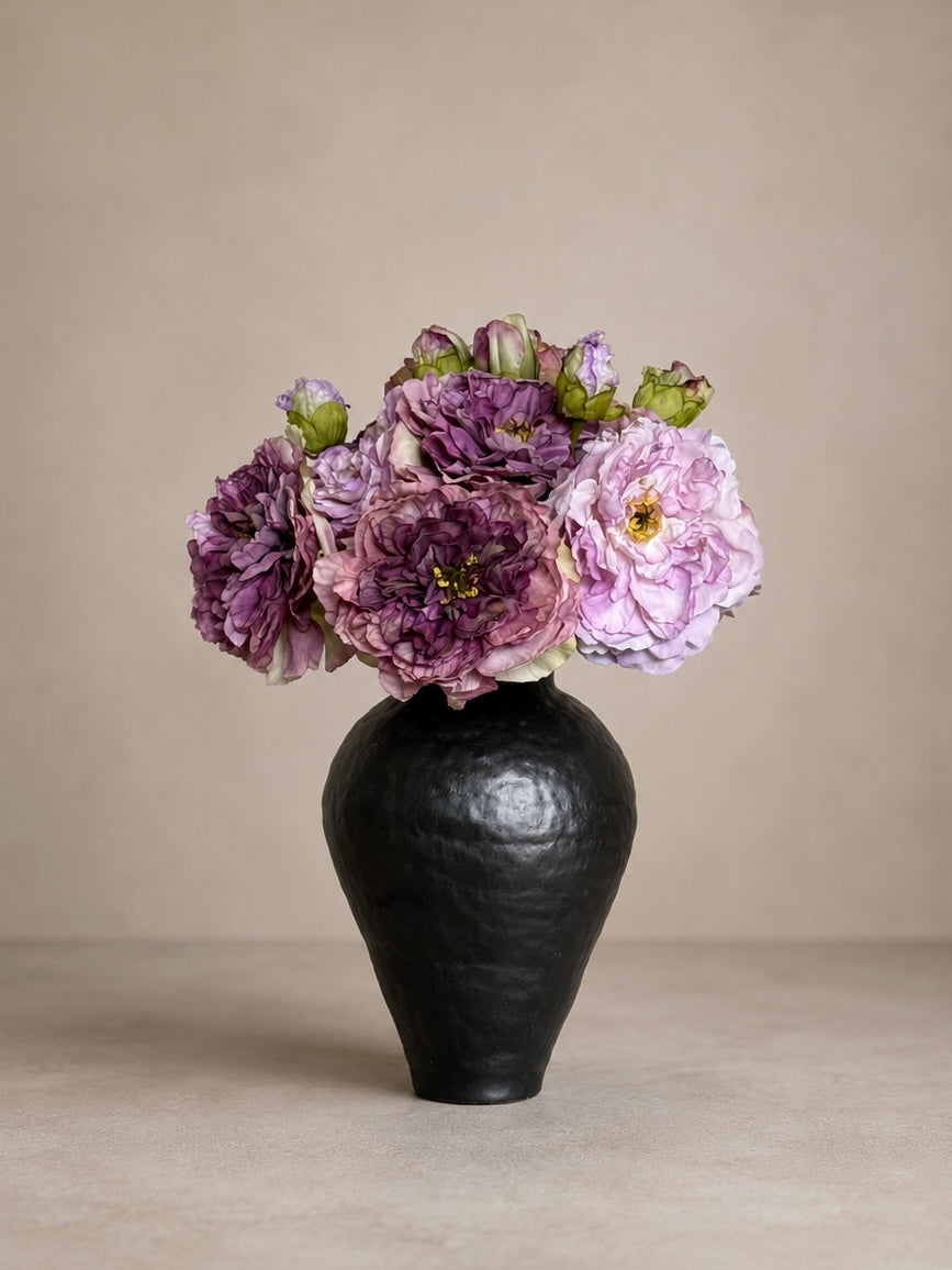 Purple Peony Bouquet | Medium Artificial Flower Bouquet
