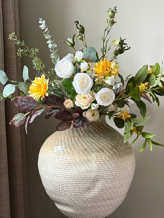 Monique | Large Artificial Bouquet | Yellow, Green