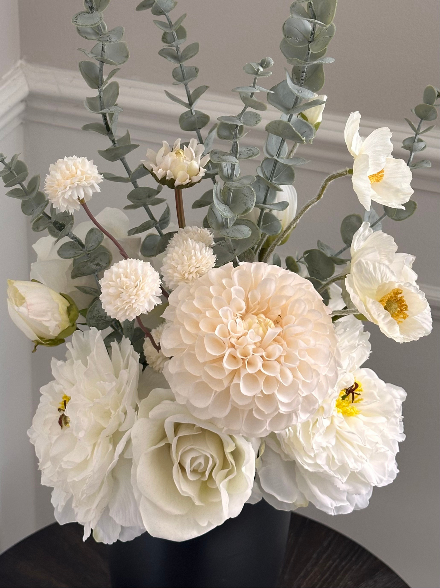 Aisha | Neutral Harmony Bouquet | White, Cream, Green