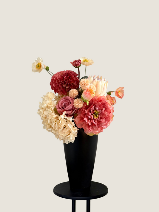 Alexandra | Rhubarb & Custard Autumn Bouquet | Yellow, Pink