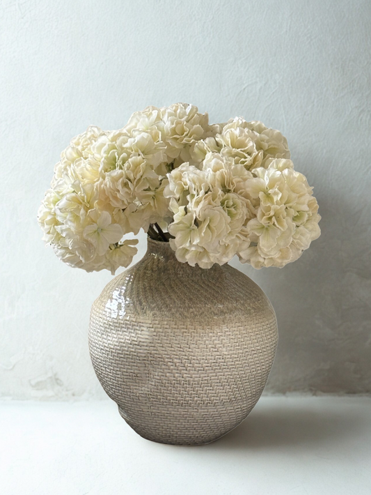 Extra Large Cream Artificial Hydrangea Bouquet by Best & Bloom 