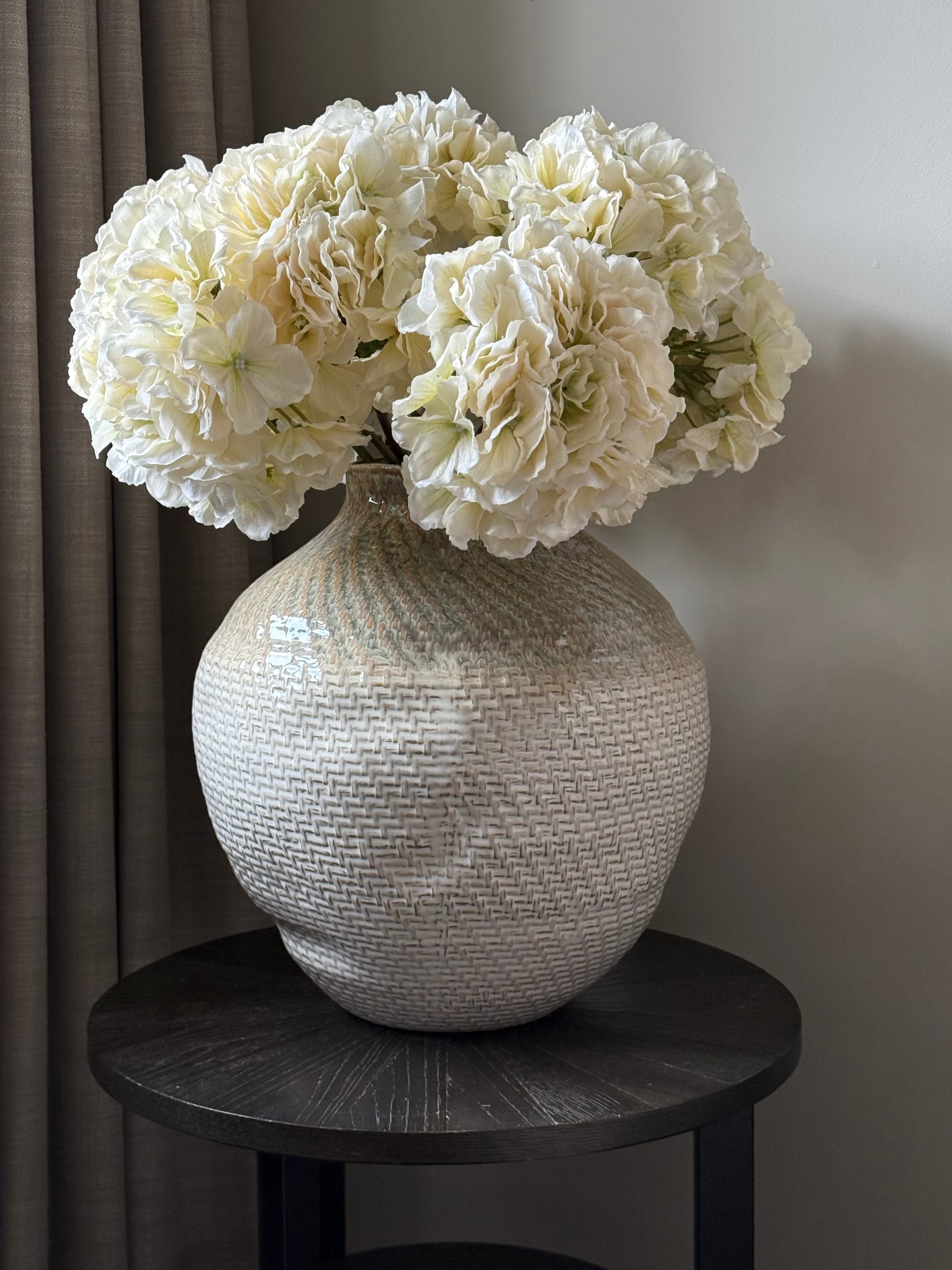 Best and Boom extra large faux hydrangeas in cream 