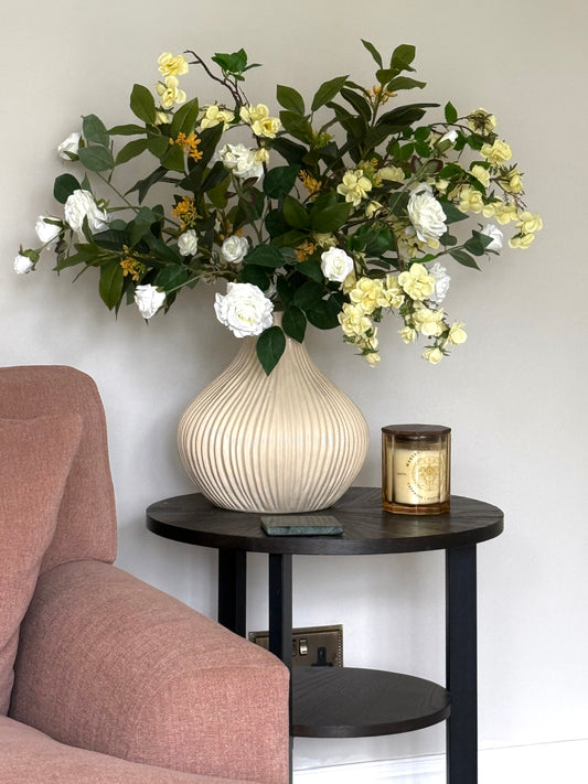 Butter-yellow-artificial-bouquet-best-bloom