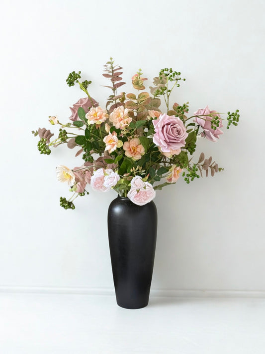 Rachel | Large Artificial Bouquet | Peach, Pink