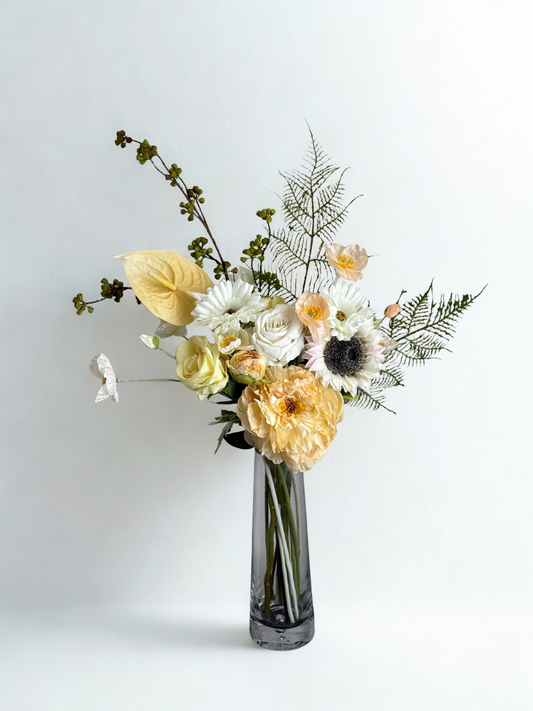 Dora | Buttery Delight Bouquet | Yellow, White