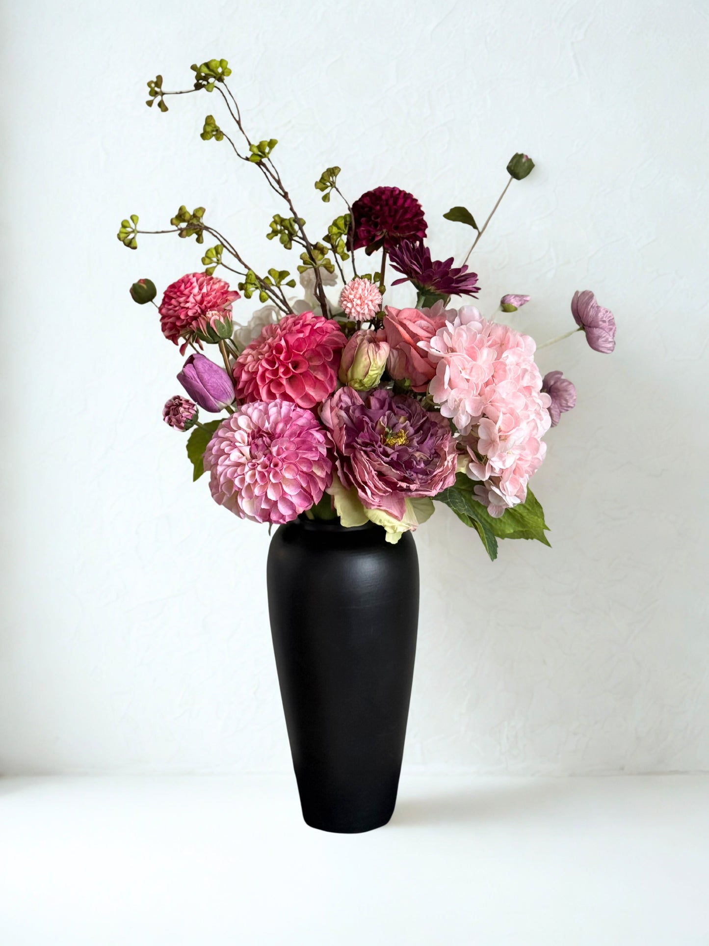 Lauren | Blush Petals Bouquet | Pink, Purple, Green