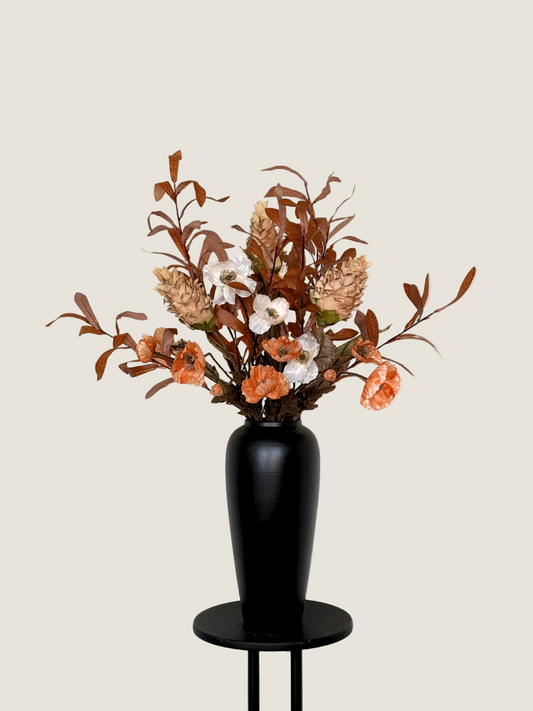 Natalie | Rustic Bouquet | Autumn | Orange, Brown, White