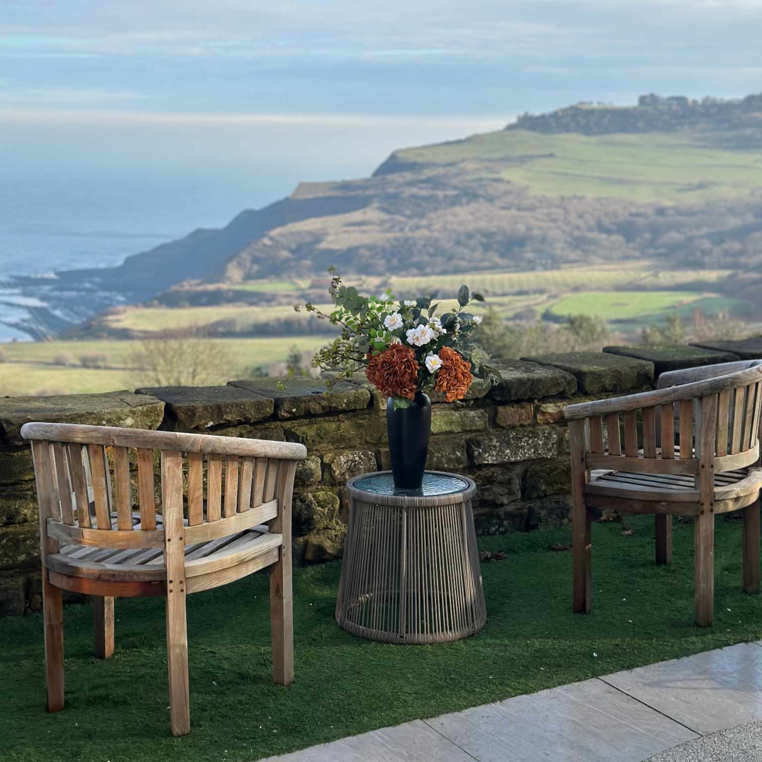 Outdoor Bouquet Best and Bloom Yorkshire Scenery