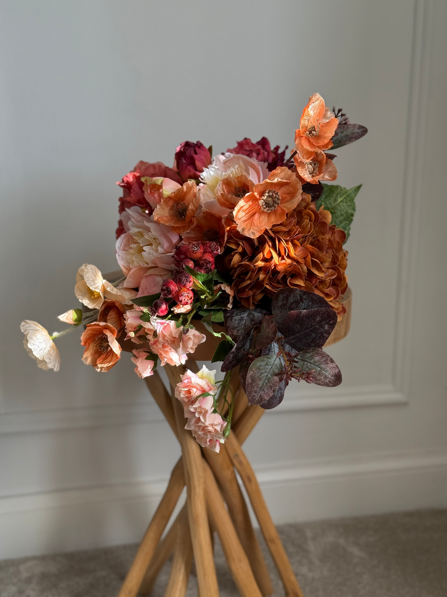 Sarah | Autumn Flame Bouquet | Orange & Red