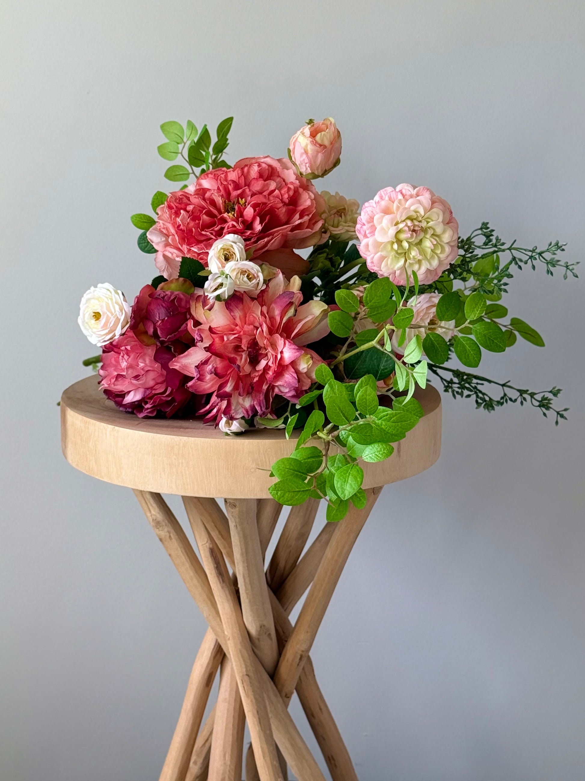 best and bloom summery coral artificial faux flowers